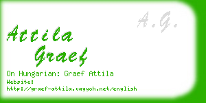 attila graef business card